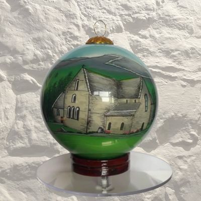 Ballintubber Abbey Hand-painted Christmas Baubles