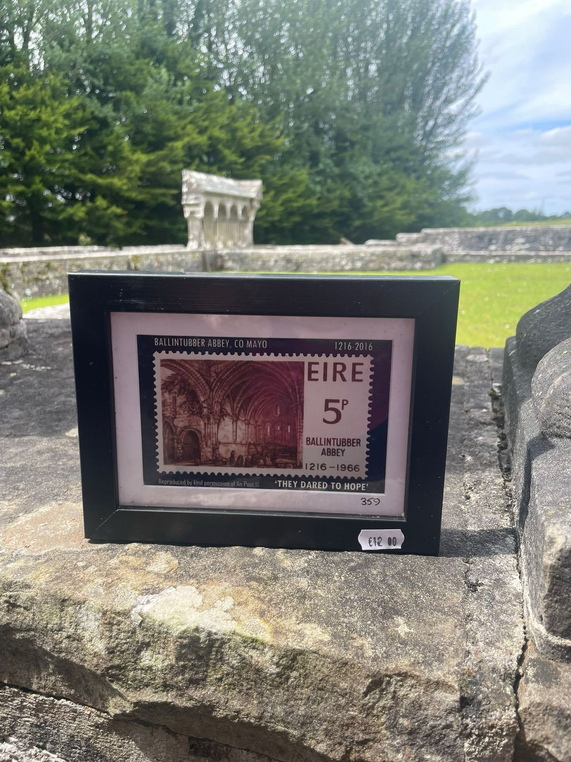 Ballintubber Abbey Commemorative Framed Stamp