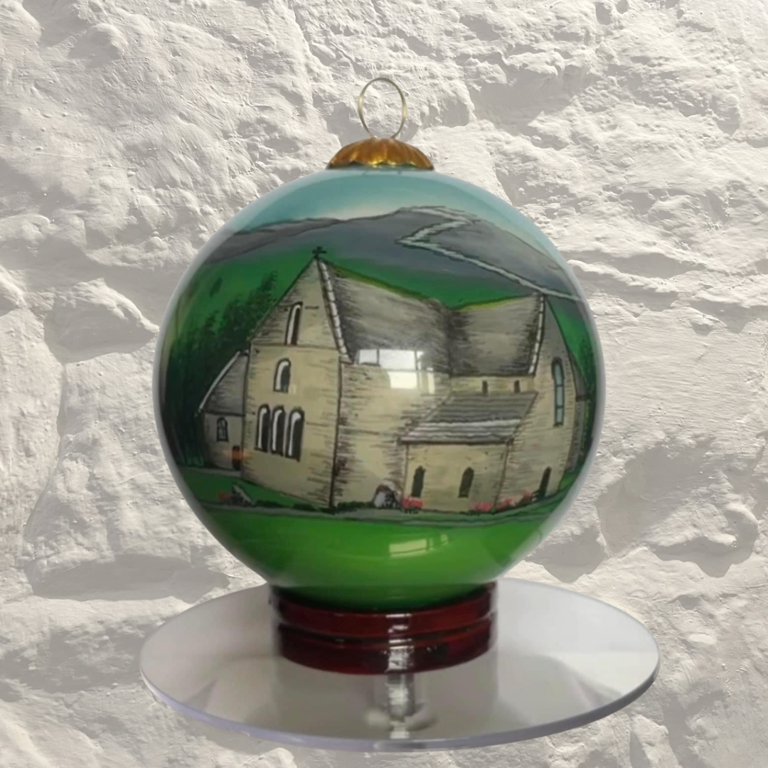 Ballintubber Abbey Hand-painted Christmas Baubles