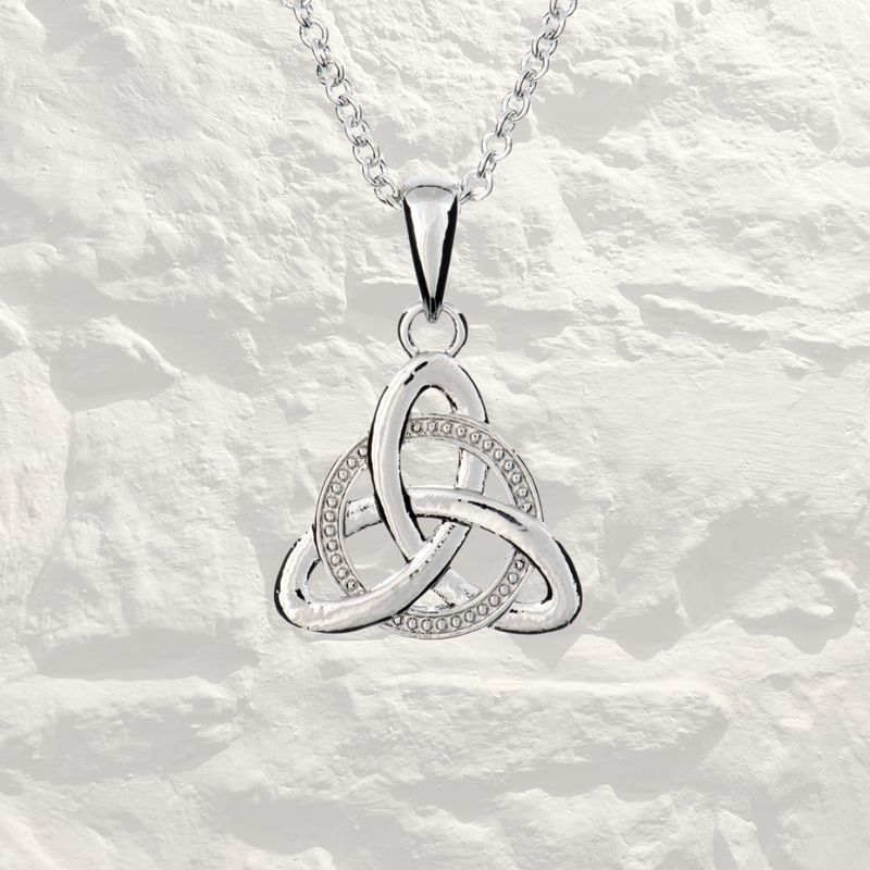 Carrick Celtic Knot and Circle Necklace