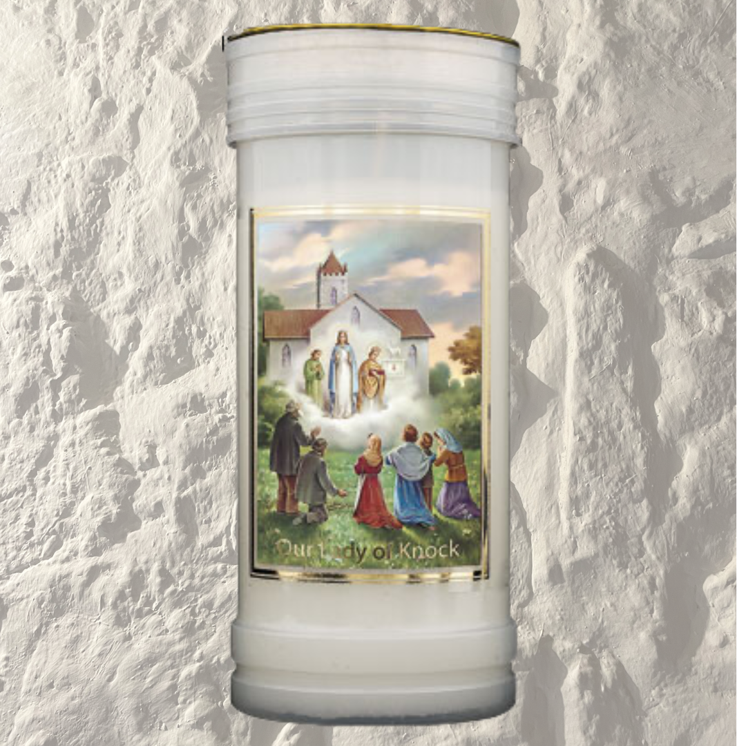 Pillar Candle - Our Lady of Knock