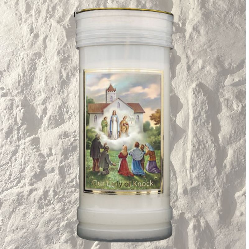 Pillar Candle - Our Lady of Knock