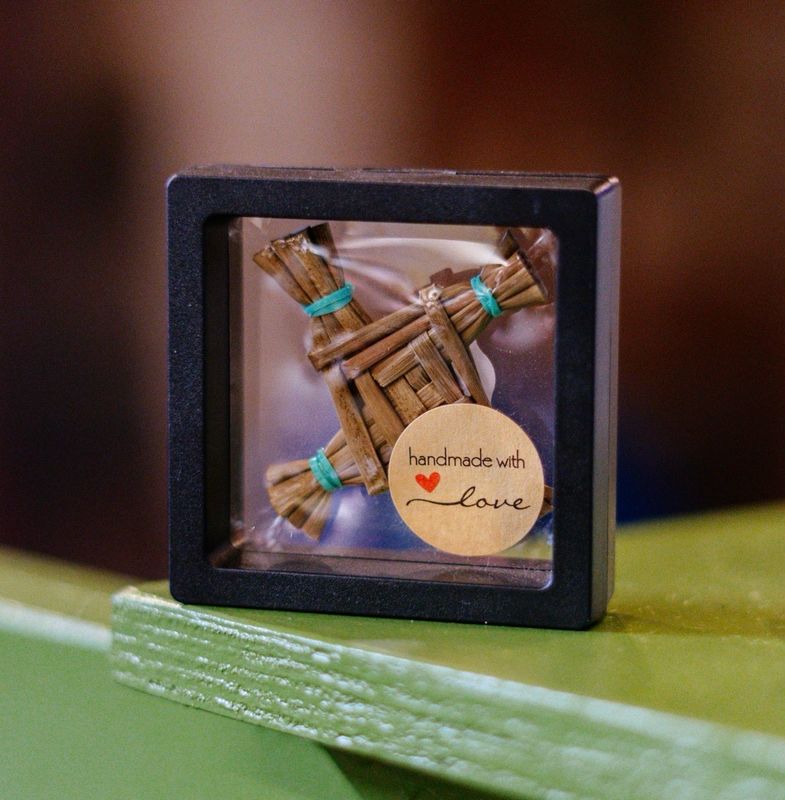 Miniature Framed St Brigid’s Cross