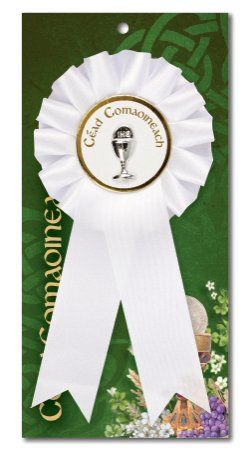 Communion Rosette/Chalice/IRISH WORDING