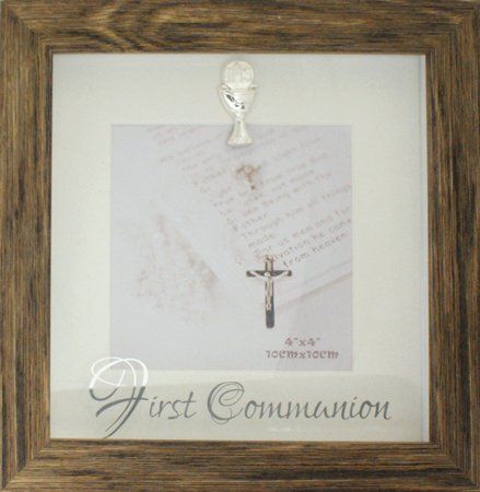 A classic sterling silver cross on chain specifically designed for Communion celebrations; comes gift‑boxed and ready to present