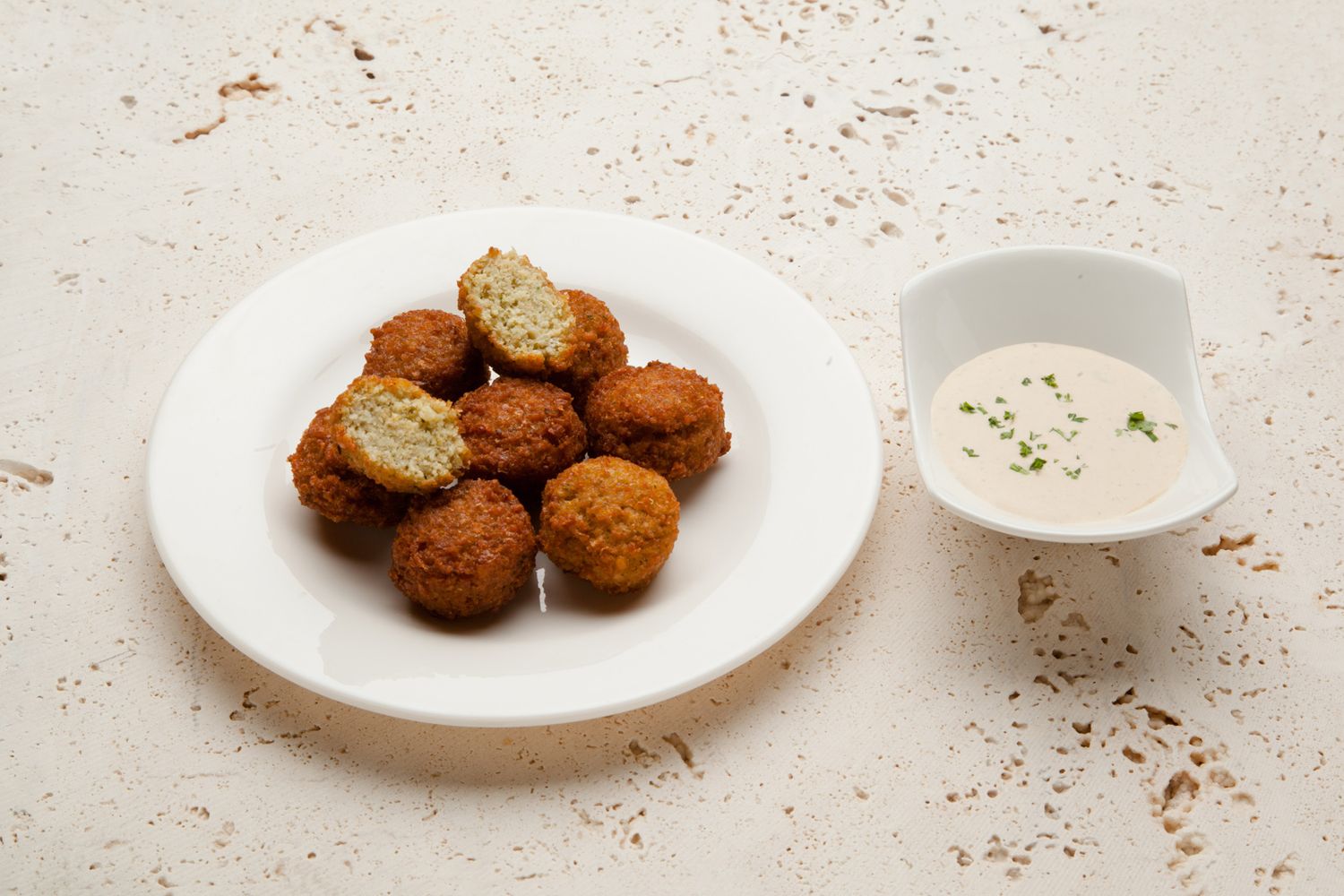 Falafel with Tahini Dip