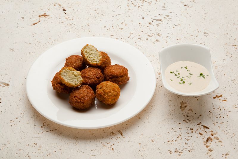 Falafel with Tahini Dip