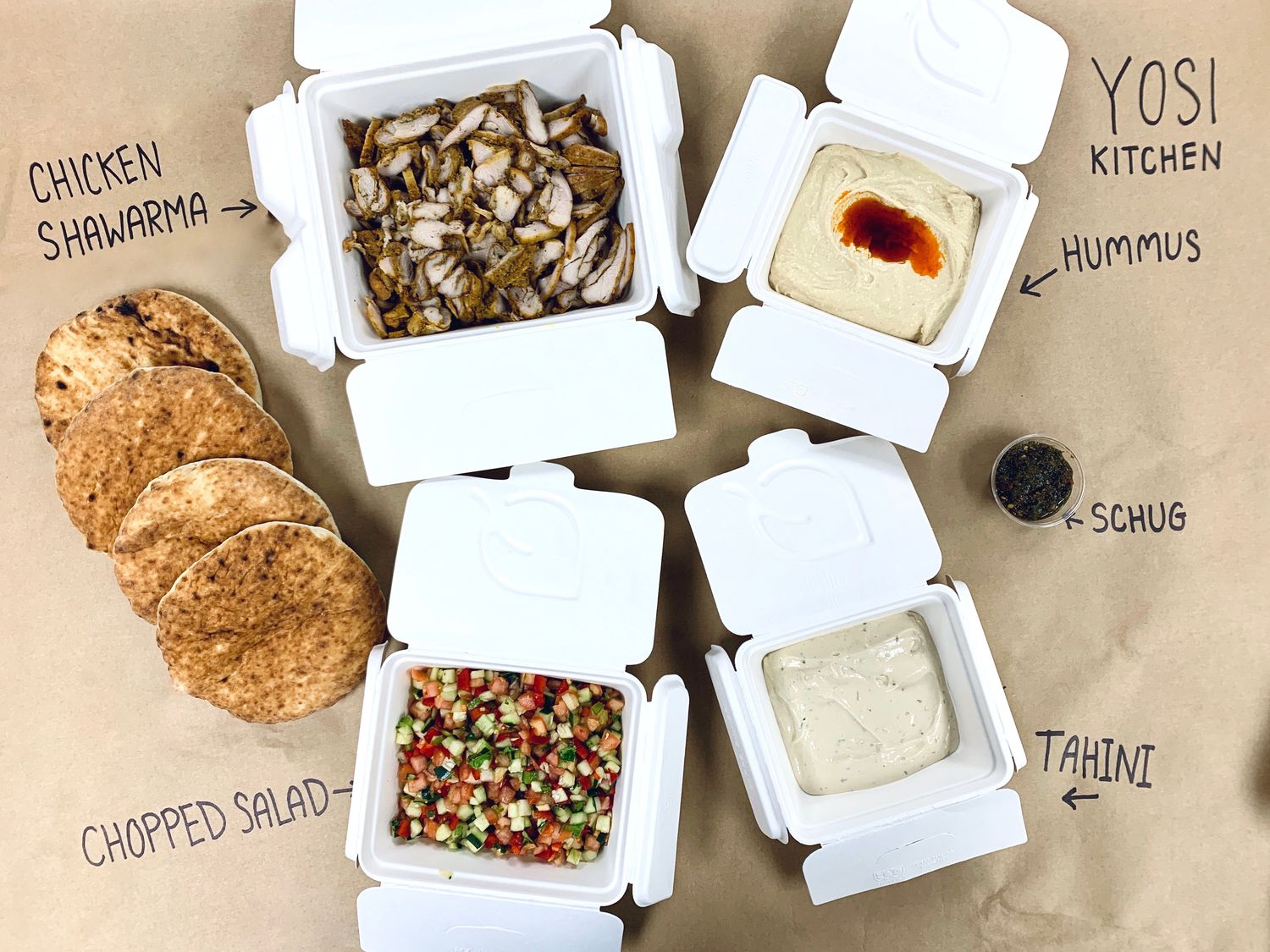 Chicken Shawarma Pita Pack