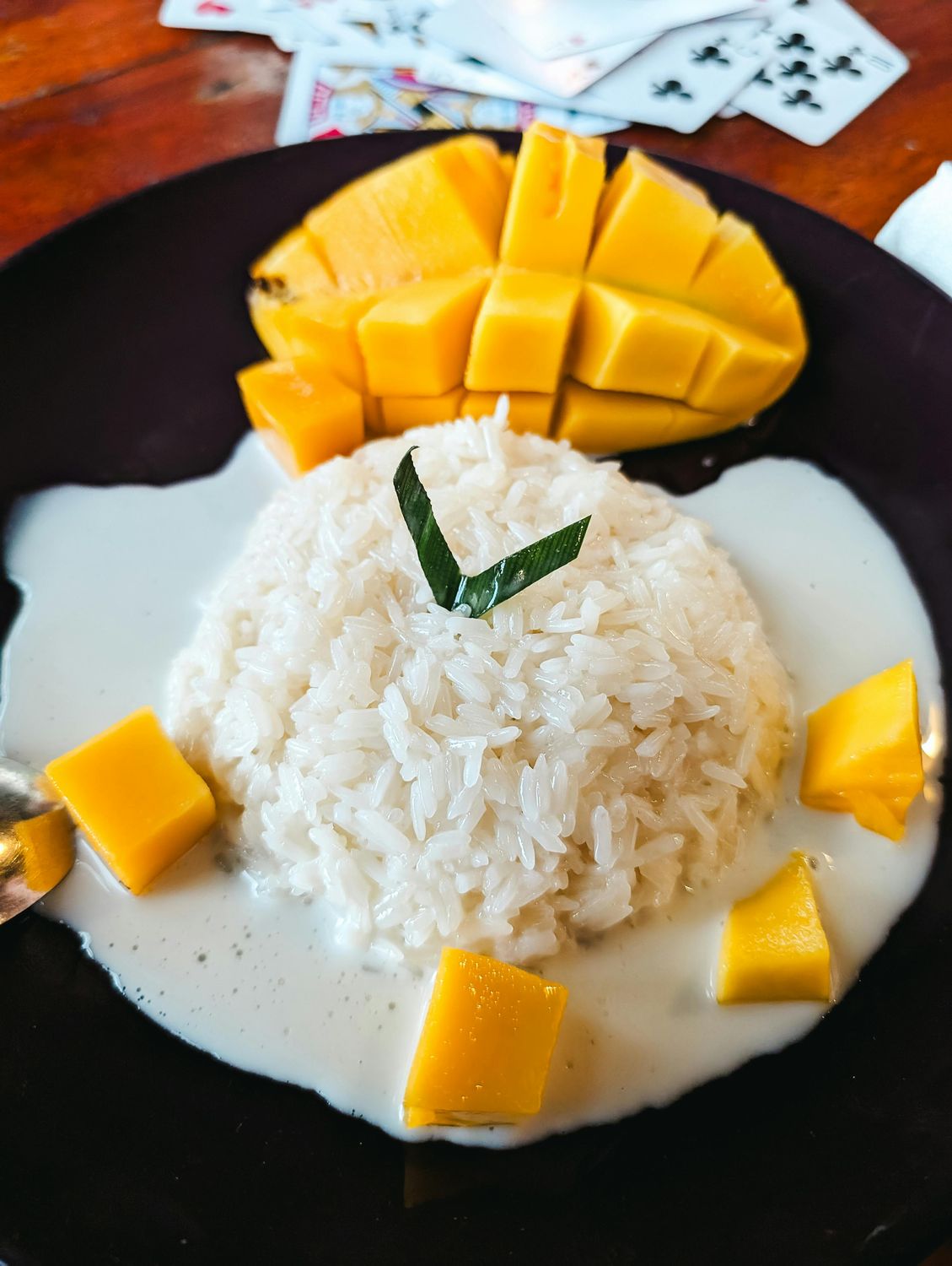 Coconut Sticky Rice with Mango Sauce