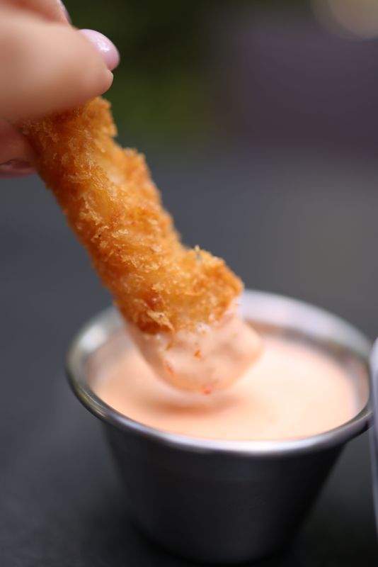 Chicken Fingers with Duck Sauce