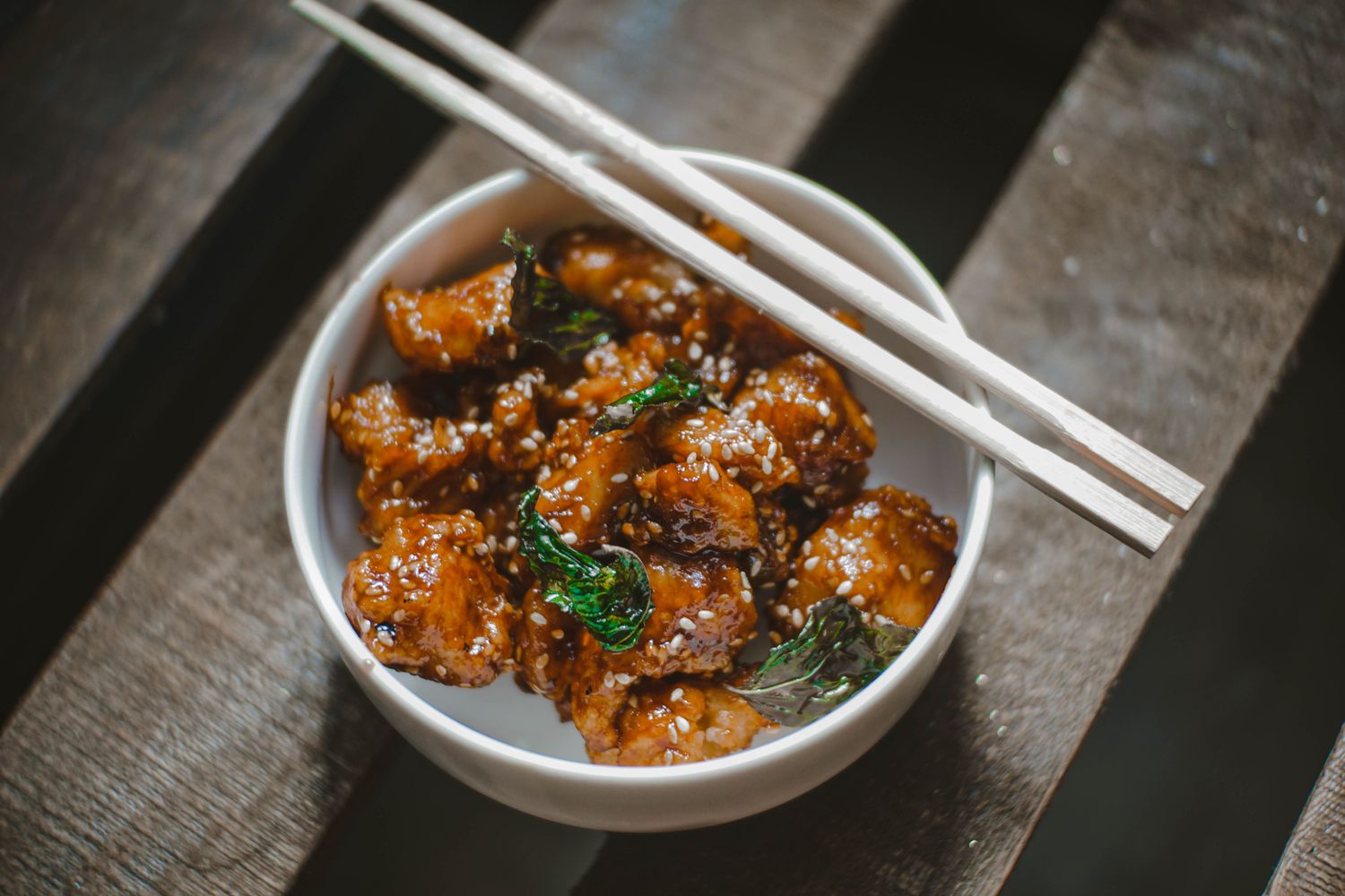 Sesame &amp; Garlic Sauce with Choice of Protein