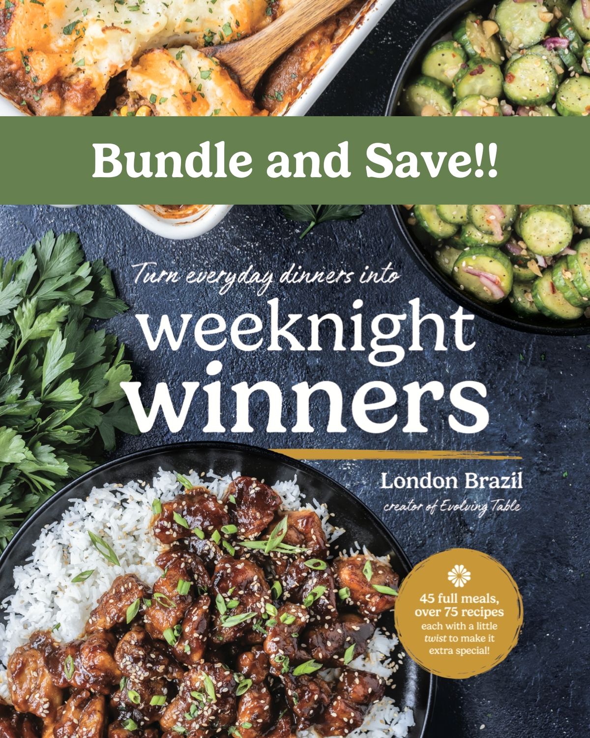 Weeknight Winners Cookbook AND E-book