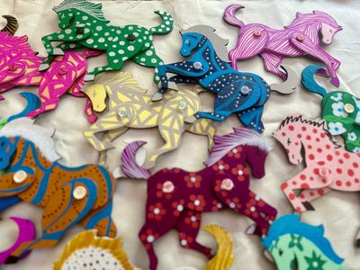 Ξύλινα Διακοσμητικά Άλογα