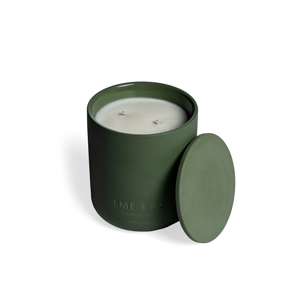Κερί Σόγιας EME ESE |  Palo Santo &amp; Oregano 375ml