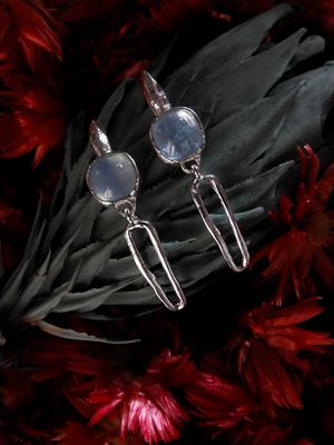 Square Stone Earrings