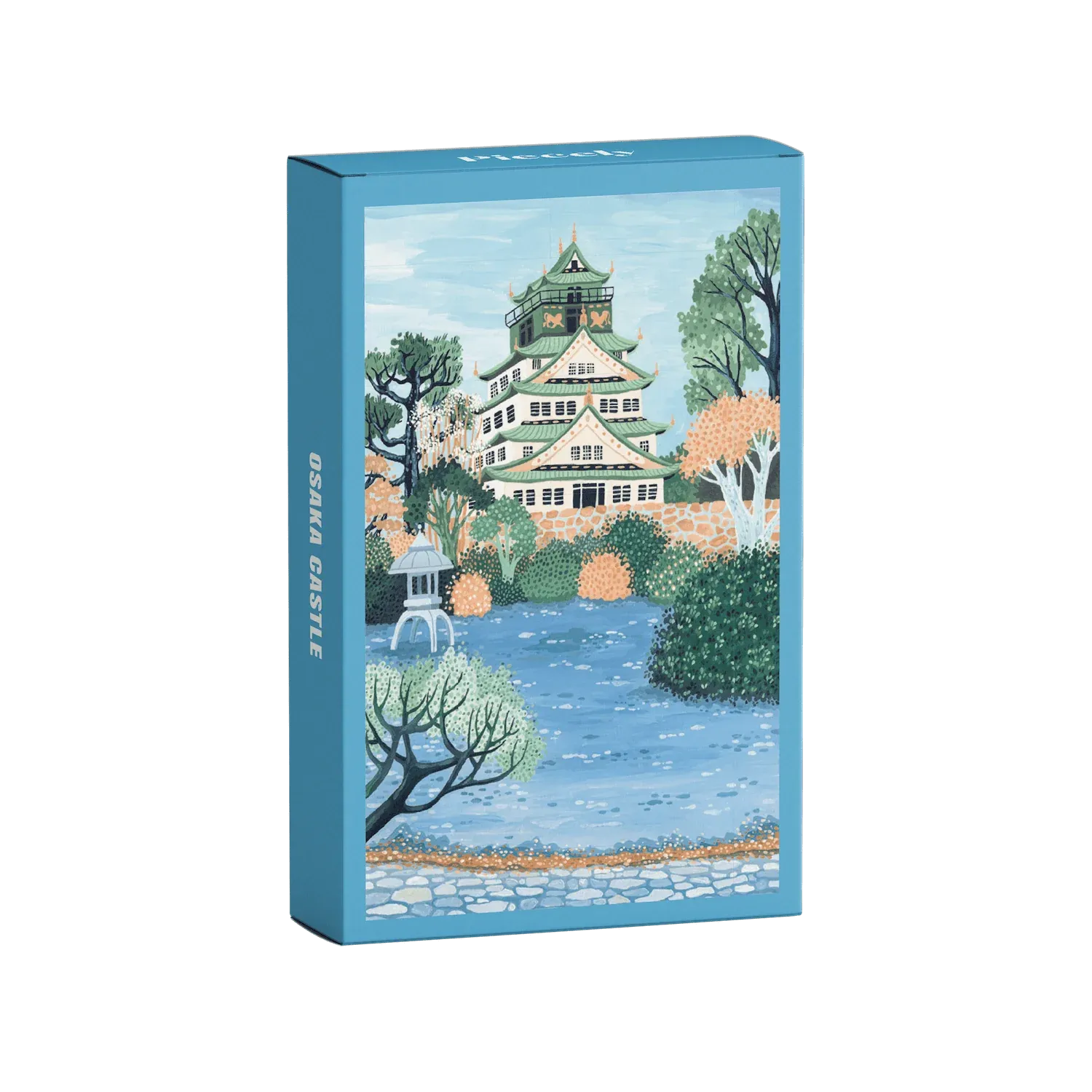 Piecely Osaka Castle Mini Puzzle, 99 Pieces