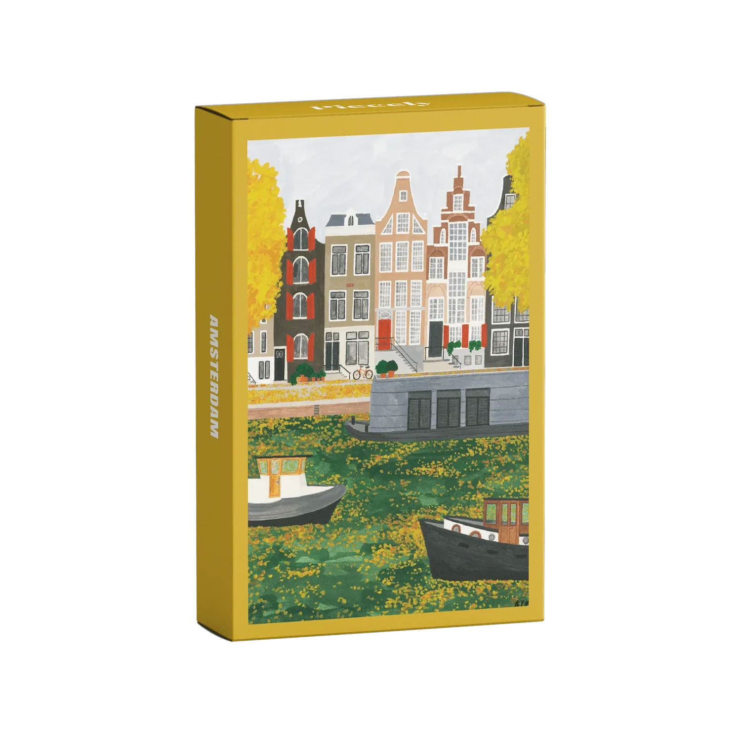 Piecely Amsterdam Mini Puzzle, 99 Pieces