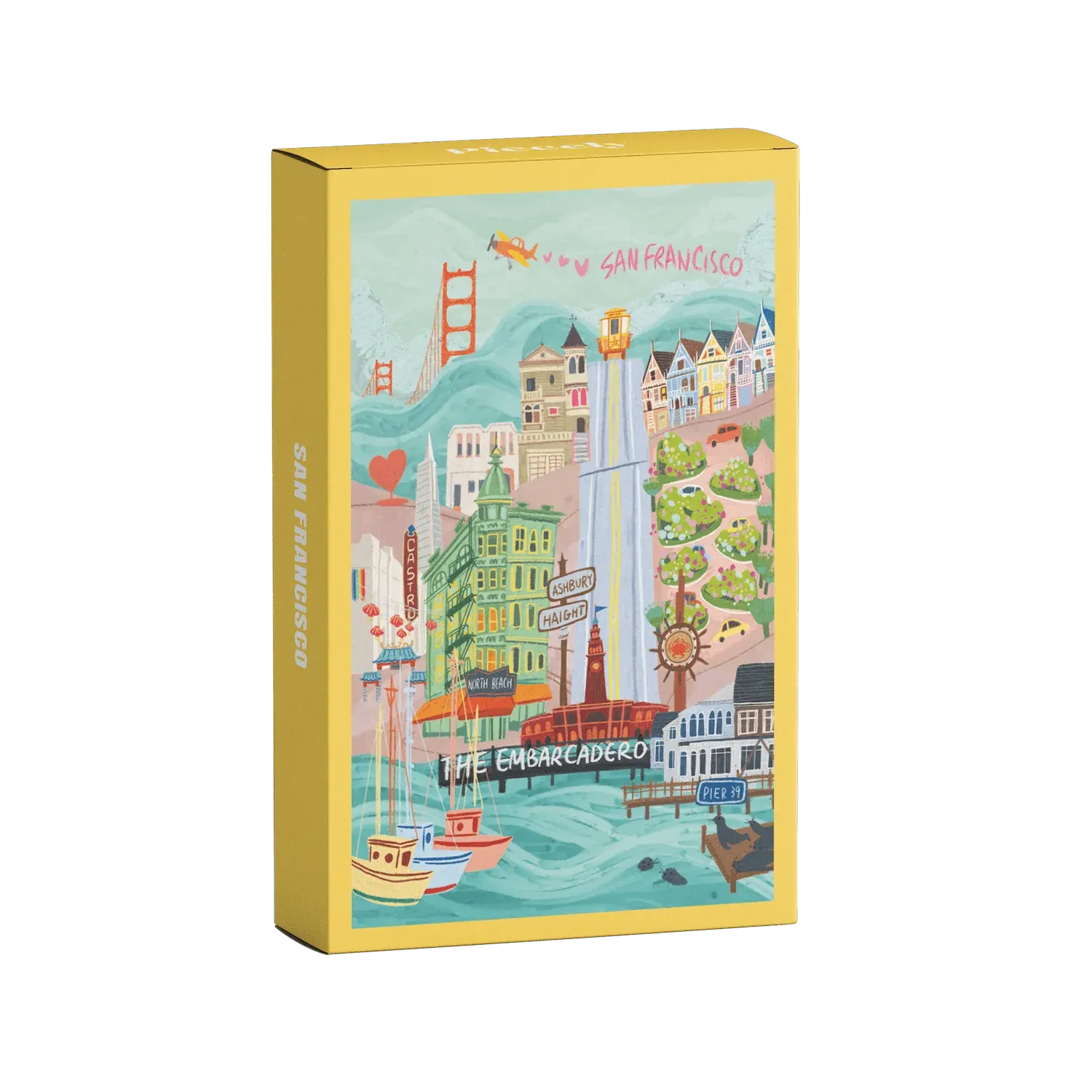 Piecely San Francisco Mini Puzzle, 99 Pieces