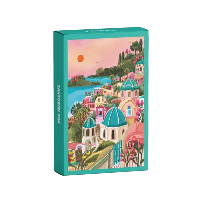 Piecely Santorini Sun Mini Puzzle, 99 Pieces