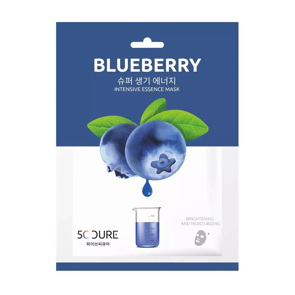 5C CURE Blueberry Intensive Essence Mask (1ea)