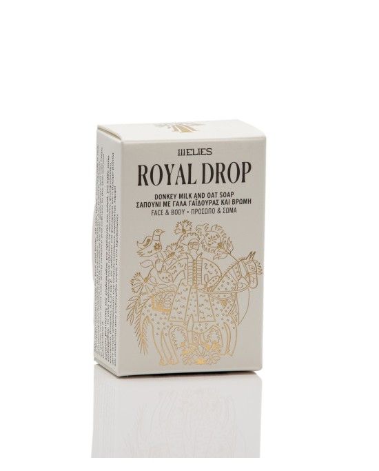 ROYAL DROP-Σαπούνι με γάλα γαϊδούρας και βρώμη- Πρόσωπο &amp; Μαλλιά