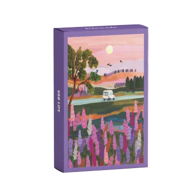 Piecely Van Life Mini Puzzle, 99 Pieces