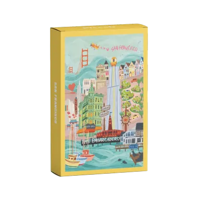 Piecely San Francisco Mini Puzzle, 99 Pieces