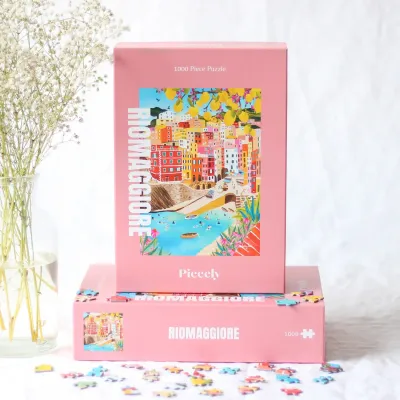 Piecely Riomaggiore Puzzle, 1000 Pieces