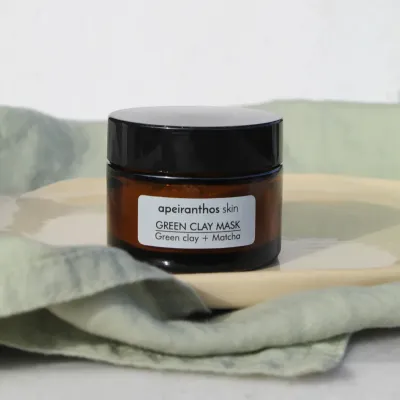 Green clay mask | Green clay + Matcha