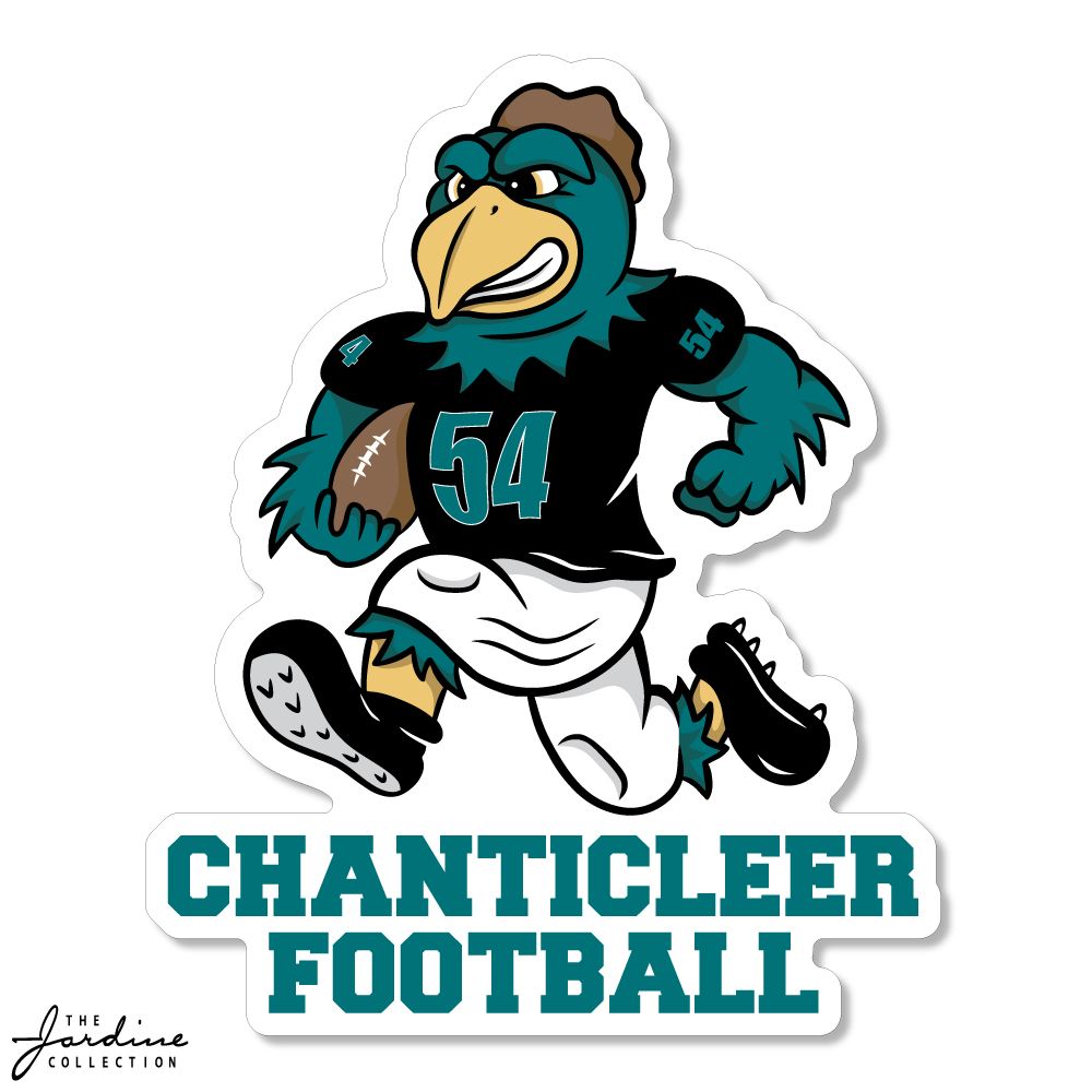 Jardine Football Chauncey 3.5" Vinyl Decal