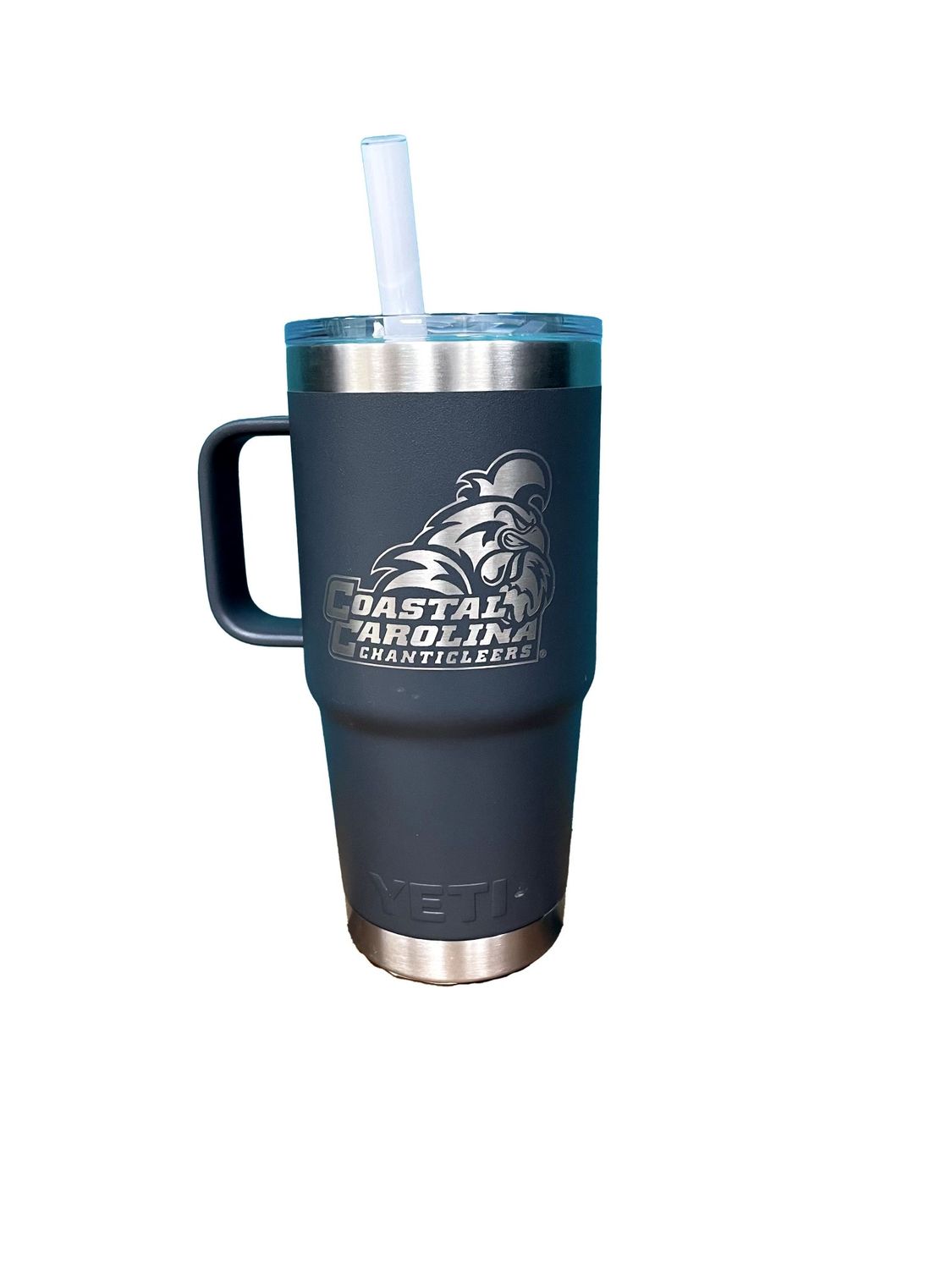 Yeti Rambler Straw Mug, Color: Grey, Size: 25 oz