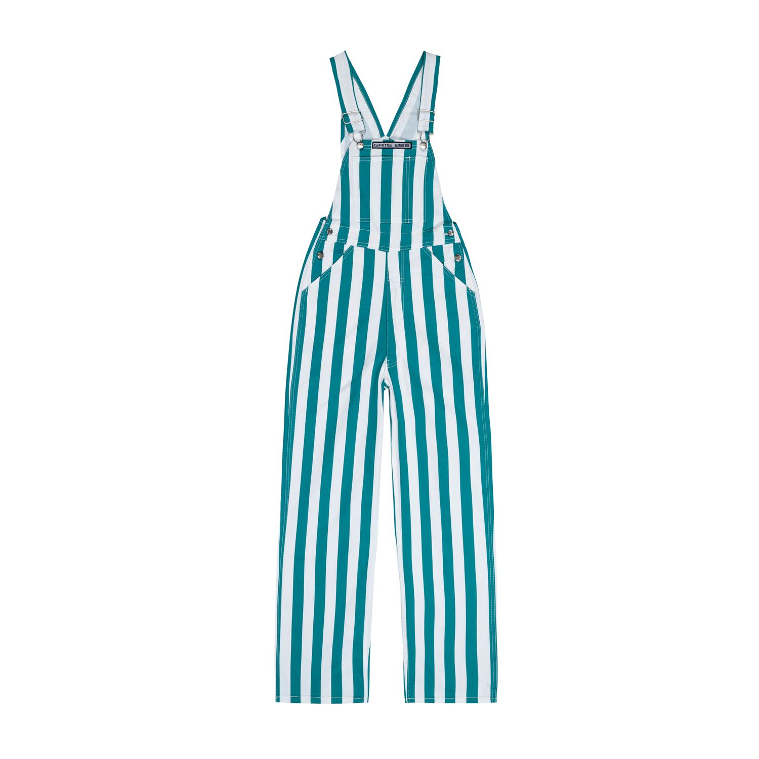 Teal & White Game Bib, Size: XS