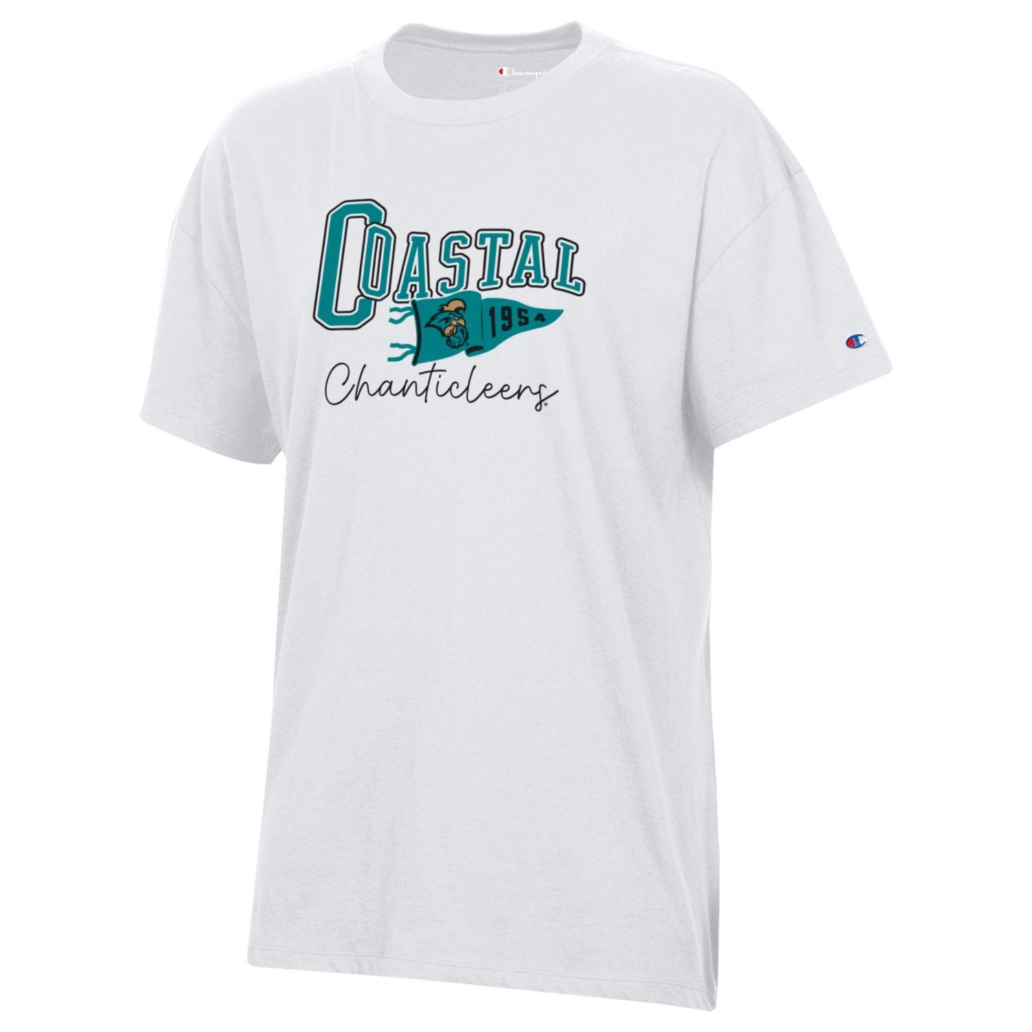 Champion Women's Oversized Tee, Color: White, Size: S-M
