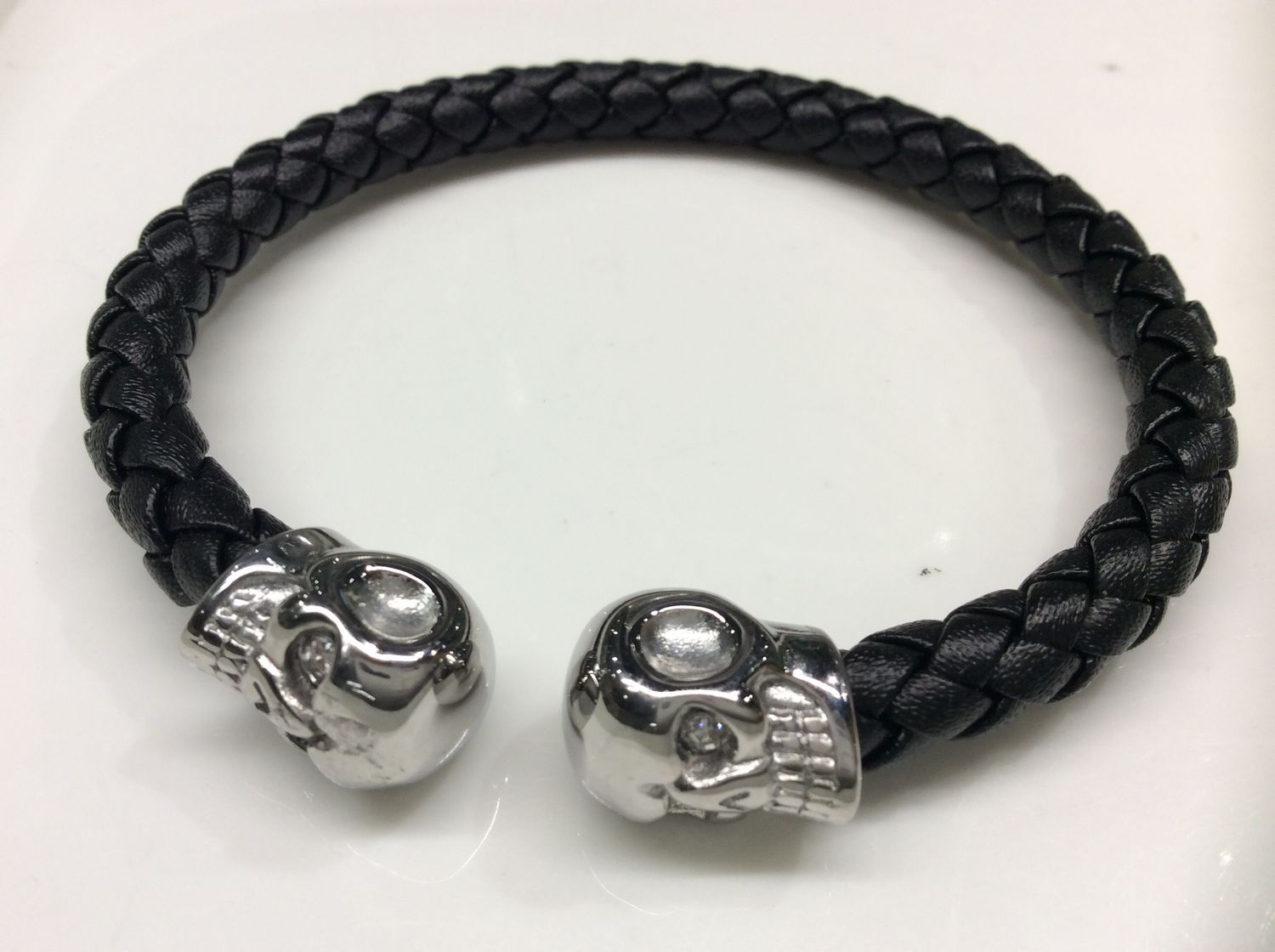 BX7 Leather Braided Bracelet