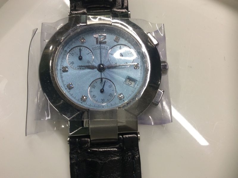 Concord blue chrono mens
