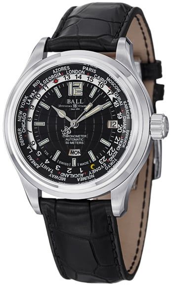 GM1020D-L1FC TRAINMASTER WORLDTIME BLACK