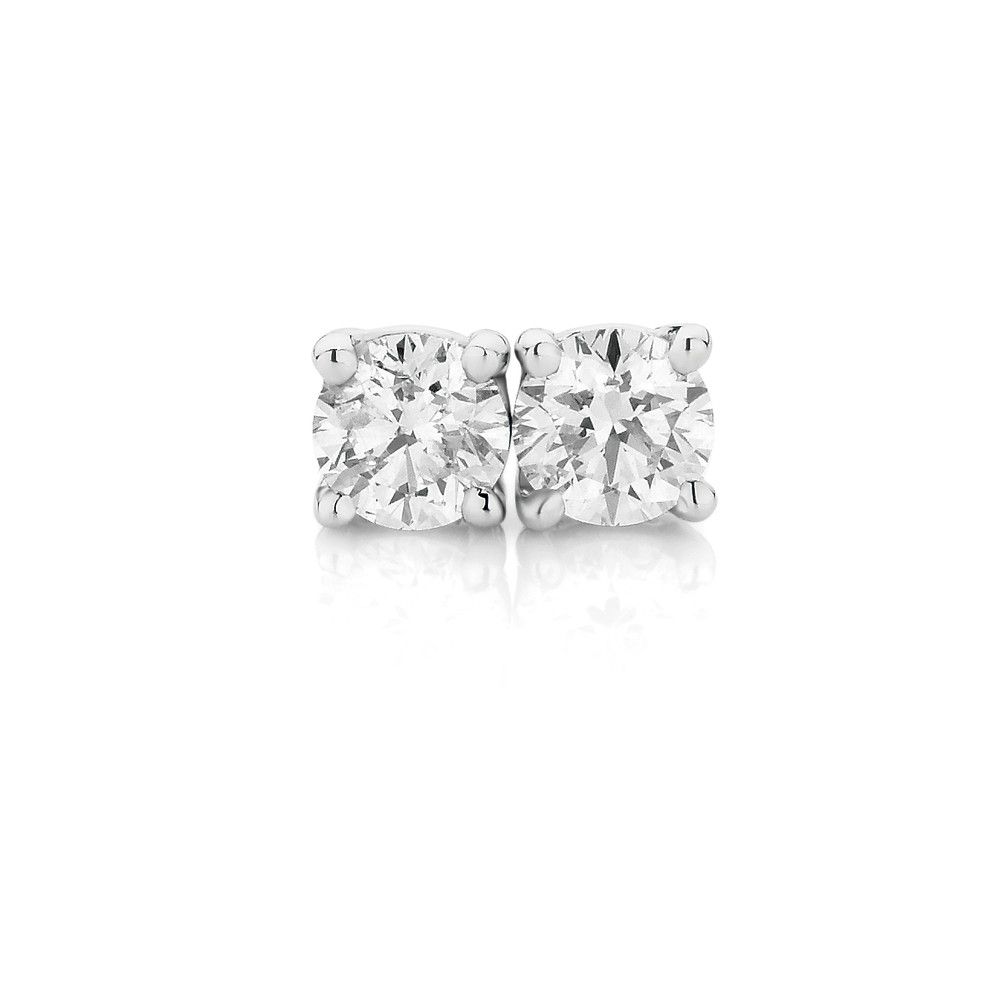 LGE3111-100SF WG earrings 1.00ct