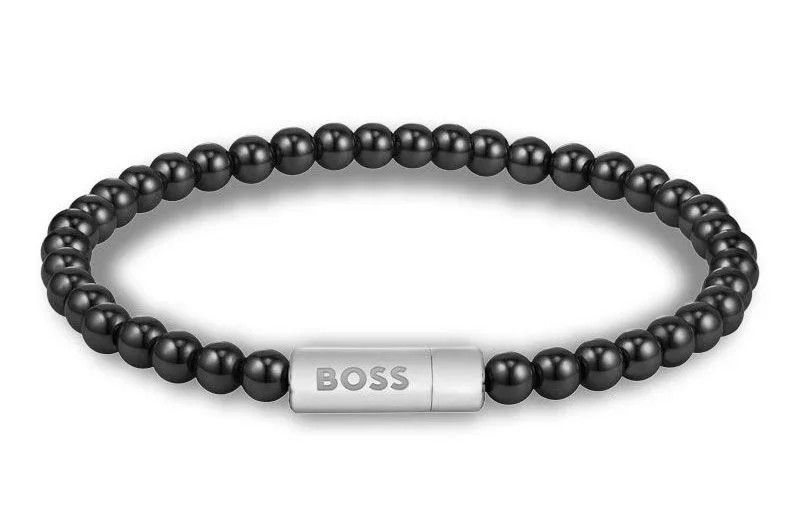 1580789M HBoss black beads bracelet
