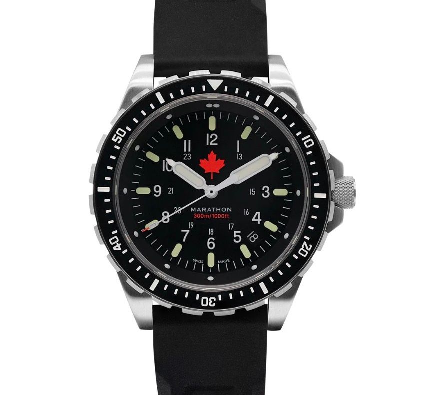 0935 - Marathon Divers Qrtz JSAR Red Maple 46mm WW194018SS-0430