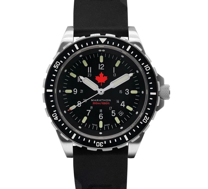 0935 - Marathon Divers Qrtz JSAR Red Maple 46mm WW194018SS-0430