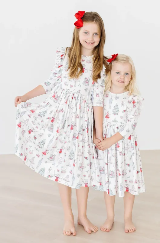 CLARA&#39;S CHRISTMAS TWIRL DRESS