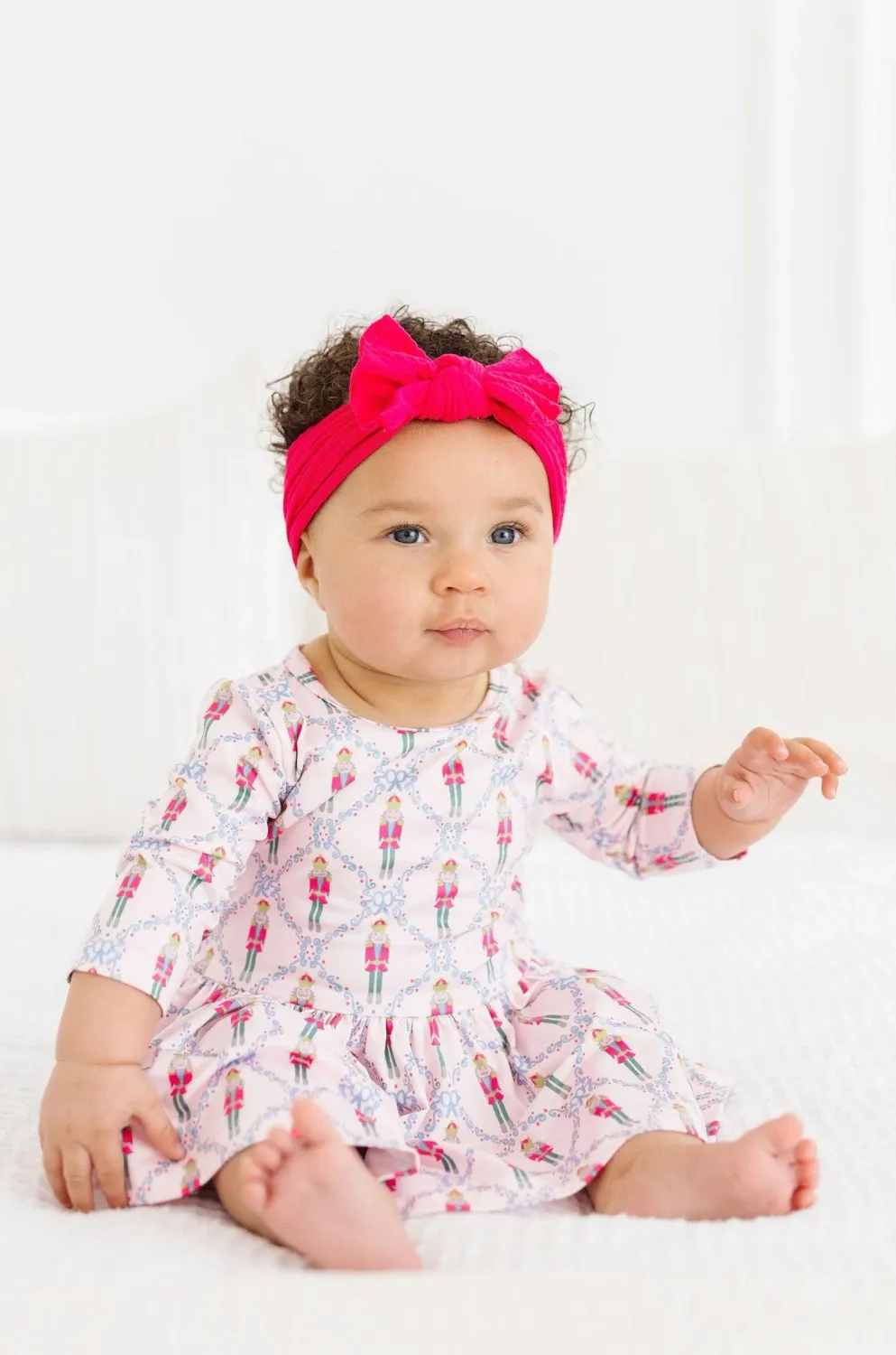PINK NUTCRACKER TWIRL BODYSUIT