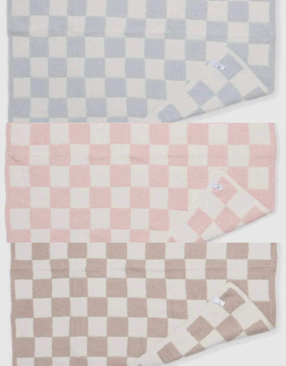KIDS CHECKERED THROW