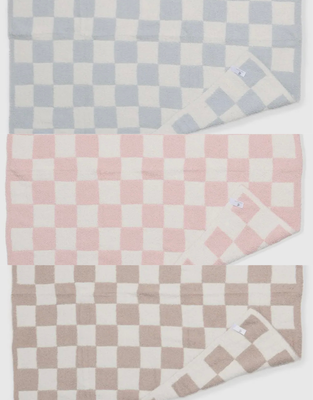 KIDS CHECKERED THROW