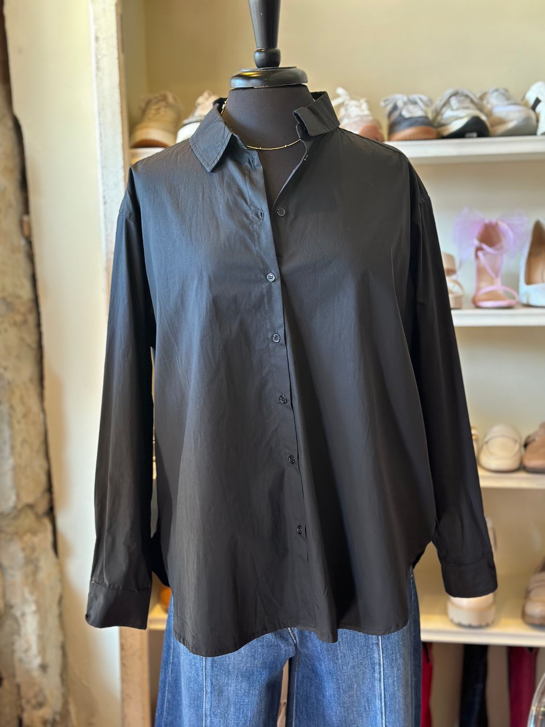 POPLIN BLACK