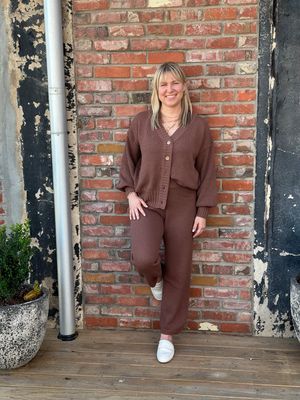 JOE CARDIGAN BROWN