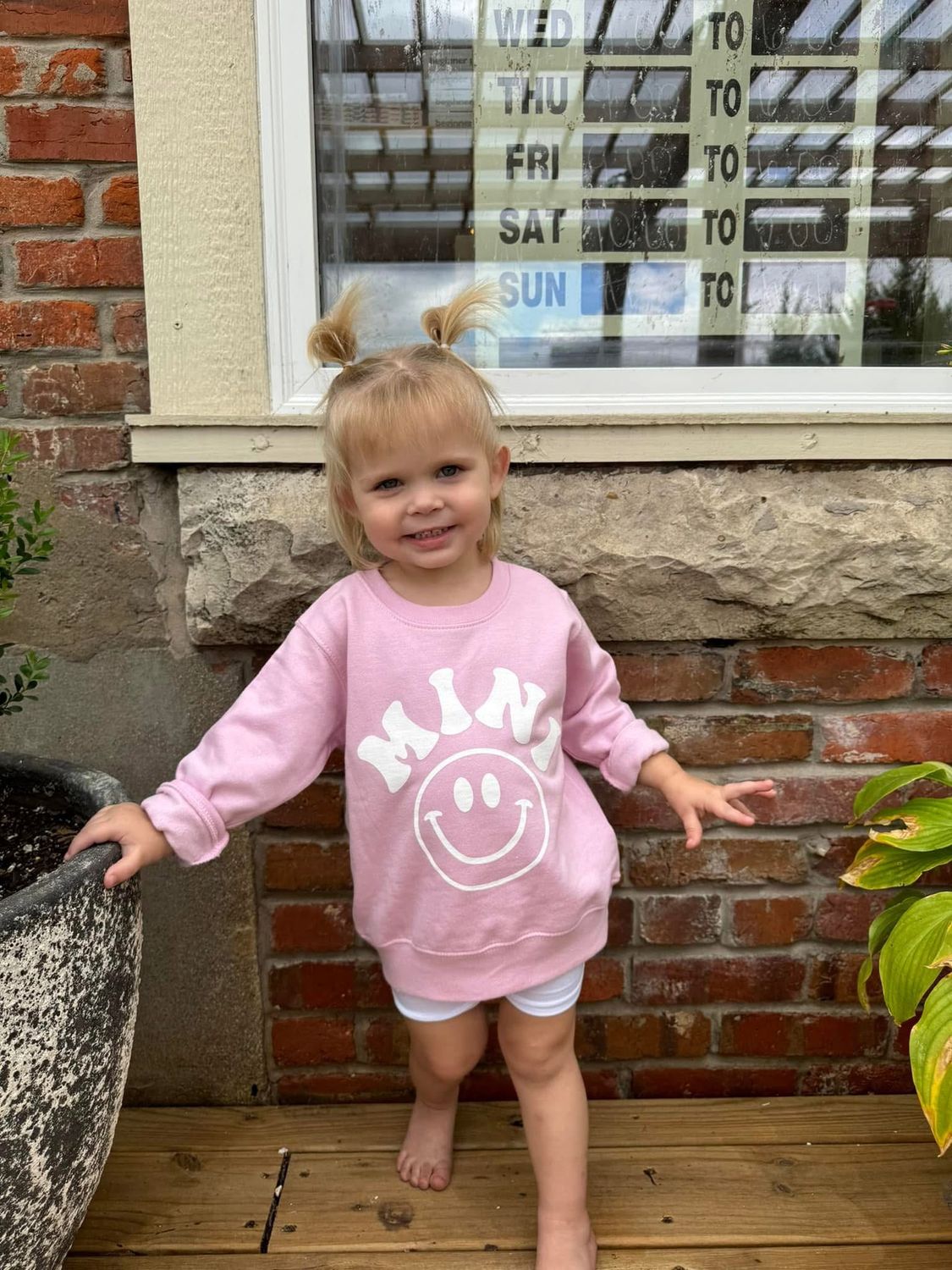 PINK MINI SWEATSHIRT