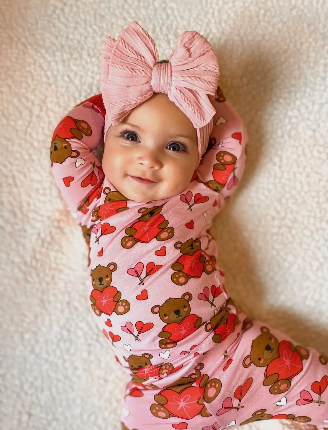 valentines bear 2 piece 