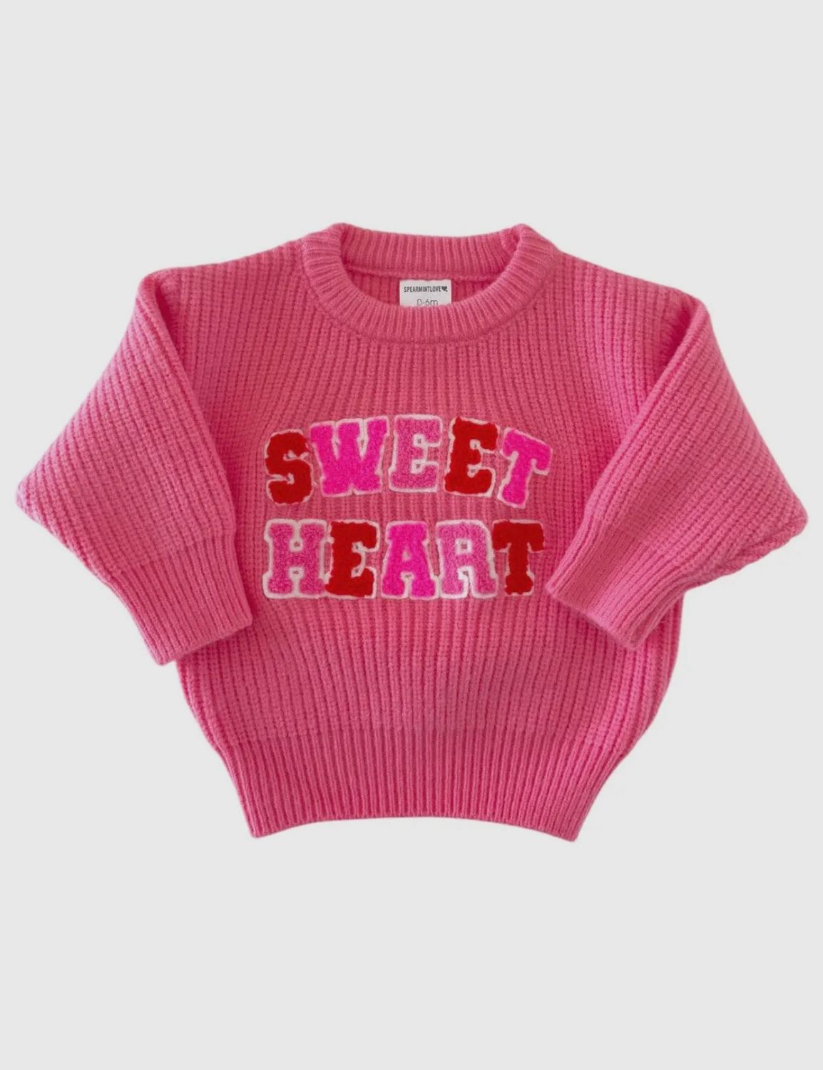 sweetheart knit sweater 