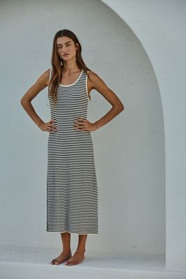 HALLE STRIPED DRESS